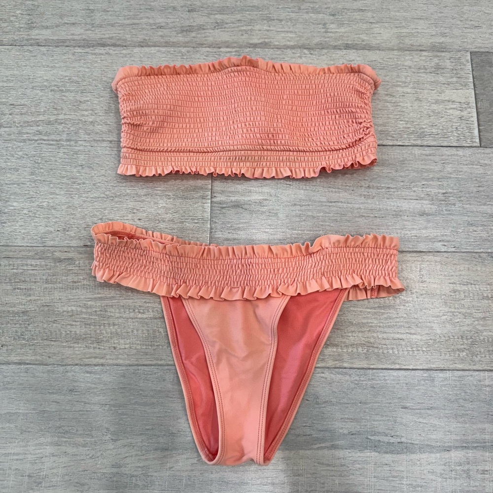 Coral Bikini Set